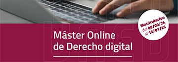 Imagen noticia 'Máster Online de Derecho digital'