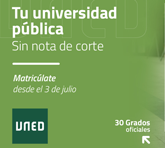 Matrícula abierta en la UNED para el curso 2025/2026