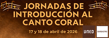 Imagen noticia 'Jornadas de introducción al CANTO CORAL en UNED Barbastro'