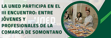 Imagen noticia 'UNED Barbastro participa en el III encuentro entre jóvenes y profesionales de la Comarca de Somontano'
