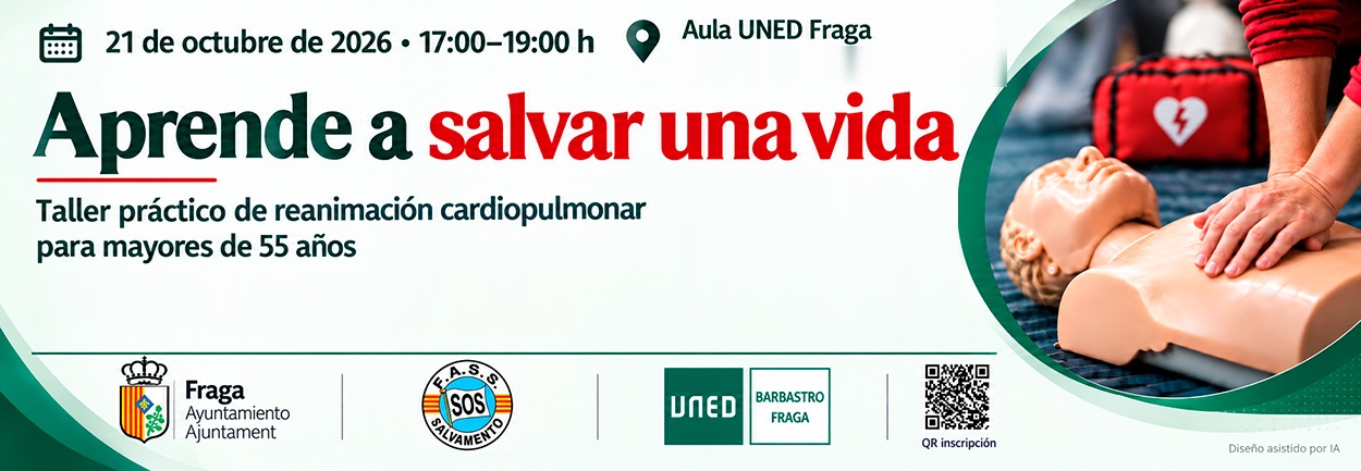 Imagen noticia 'Aprende a salvar una vida en UNED Fraga'