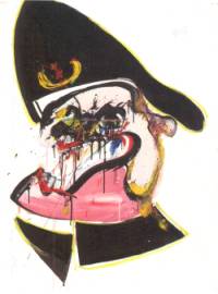 General, 1967. leo sobre papel, 100x75 cm.